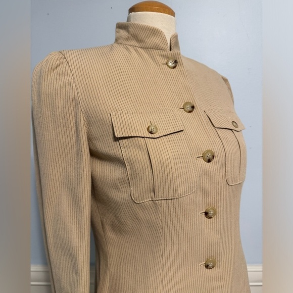 Lauren Ralph Lauren Jackets & Blazers - Lauren Ralph Lauren - vintage linen pinstripe blazer jacket